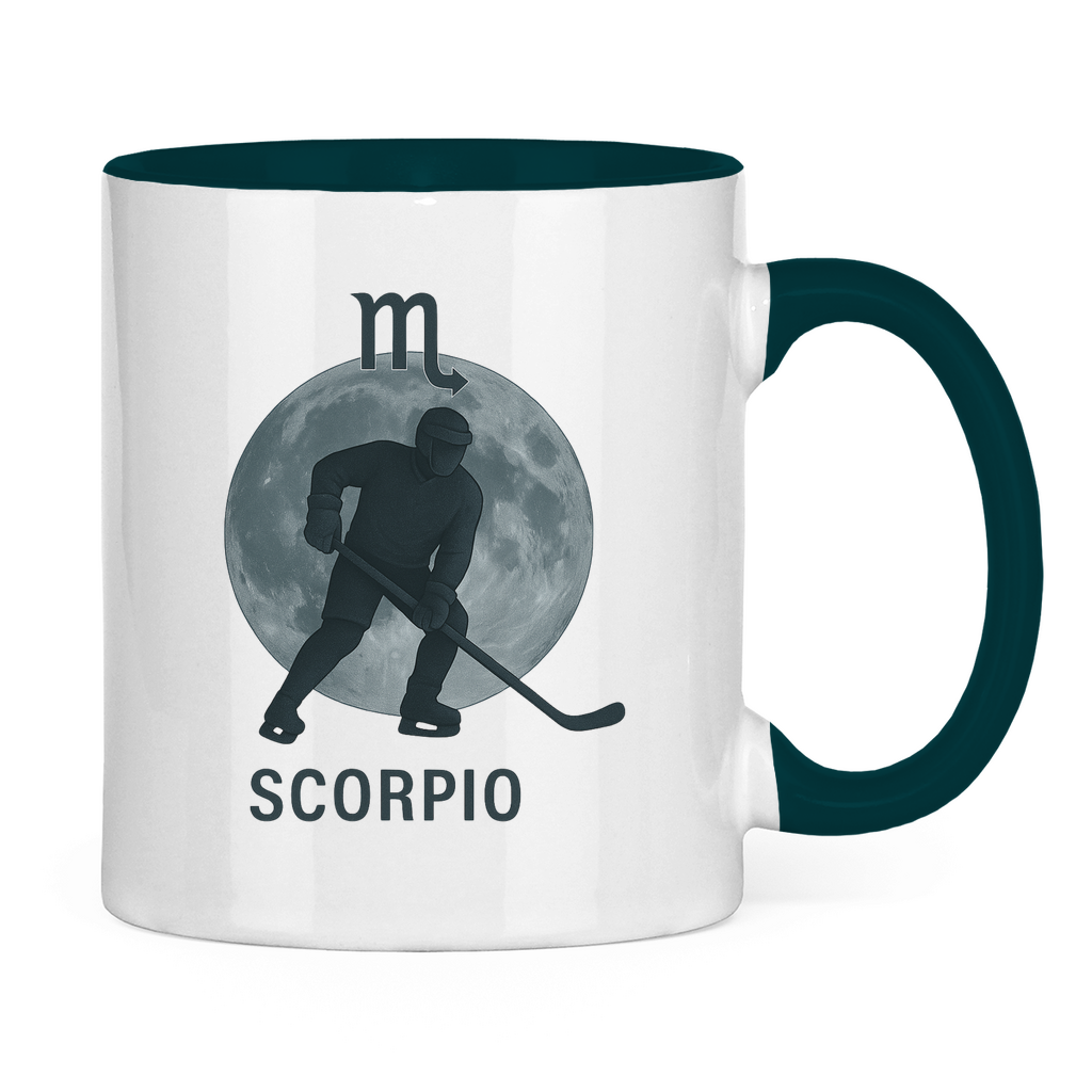 Tasse zweifarbig STERNZEICHEN SCORPIO / SKORPION