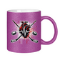 Glitzertasse HOCKEY HEARTBEAT