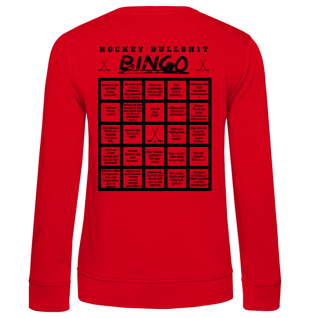 Ladies Sweatshirt BULLSHIT BINGO (back)