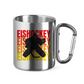 Edelstahltasse mit Karabinergriff EISHOCKEY GOALIE