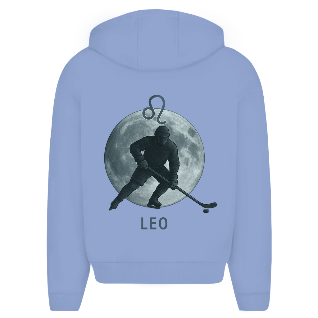 Oversize Zipper STERNZEICHEN LEO / LÖWE (front&back)