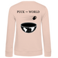 Ladies Sweatshirt PUCK THE WORLD (front&back)