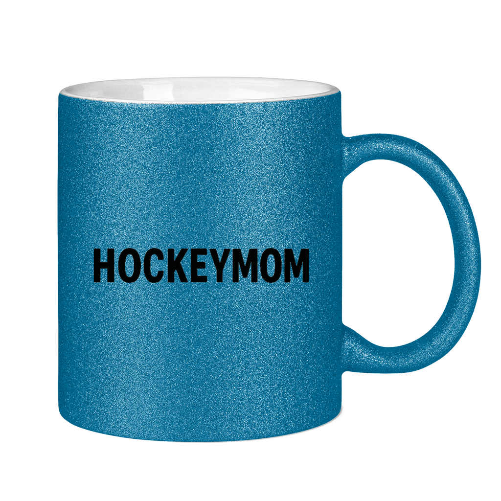 Glitzertasse HOCKEYMOM BRAIN