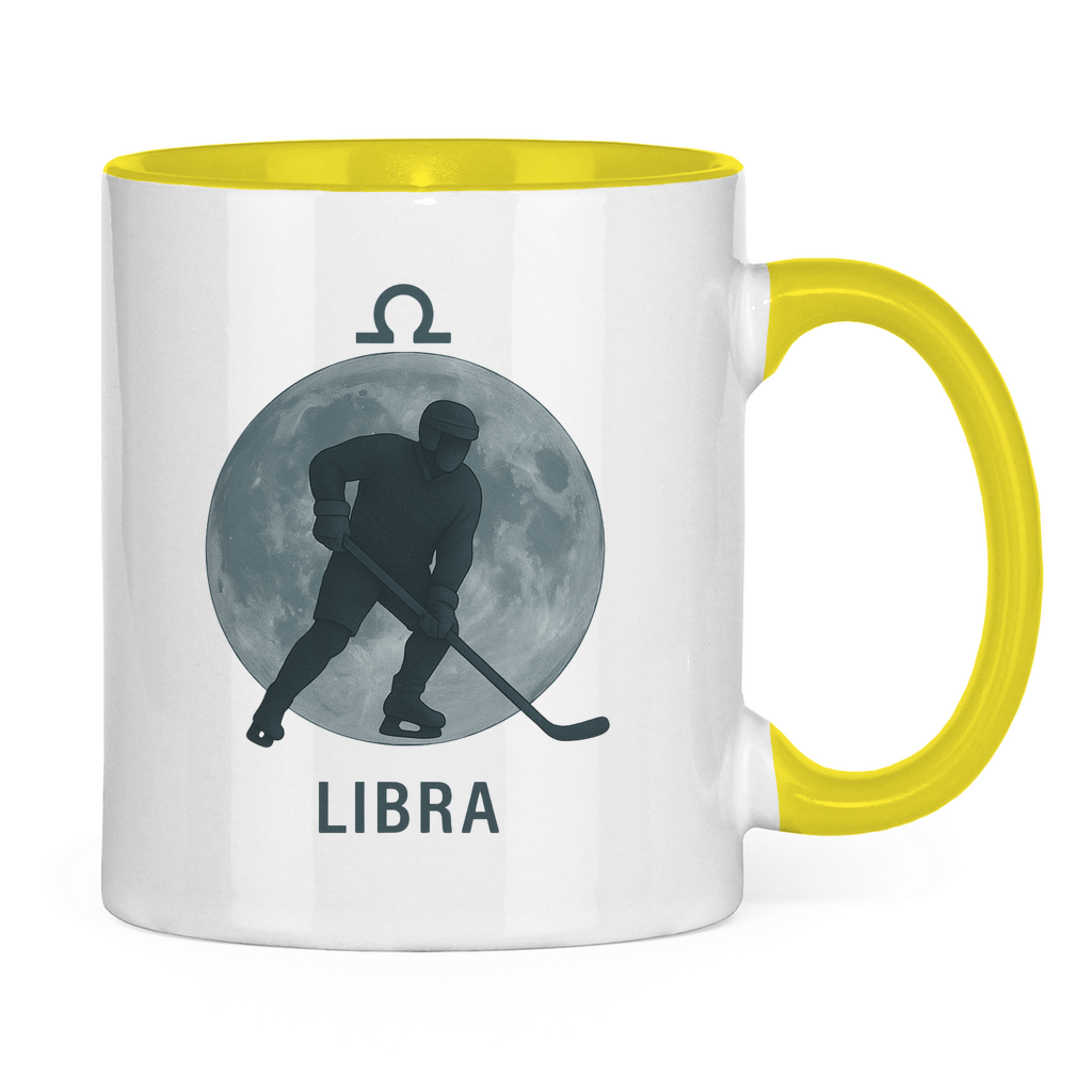 Tasse zweifarbig STERNZEICHEN LIBRA / WAAGE