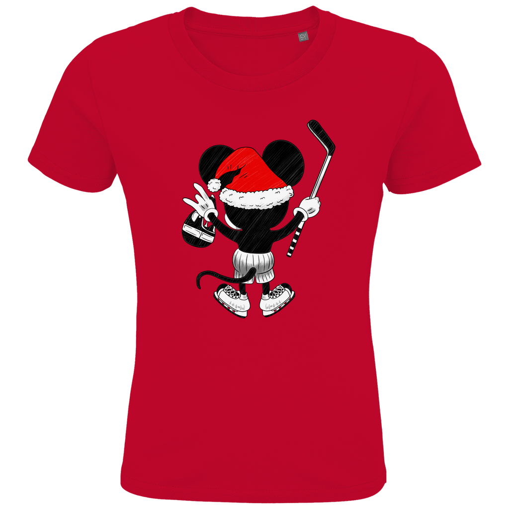 Kids T-Shirt HOCKEY-SANTA-MOUSE