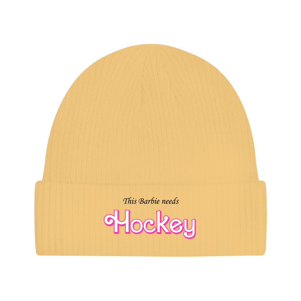 Beanie BARBIE NEEDS HOCKEY