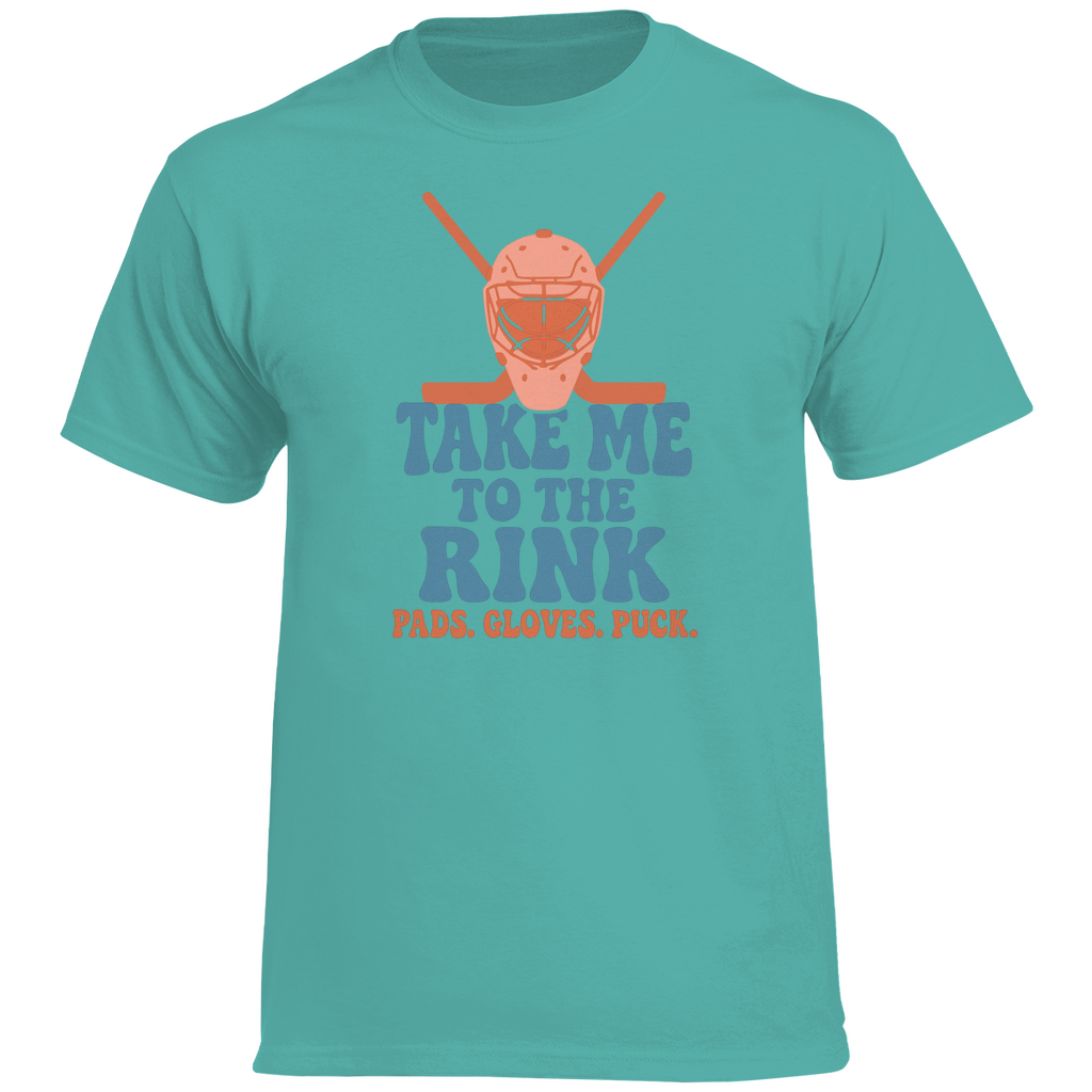 T-Shirt TAKE ME TO THE RINK GOALIE