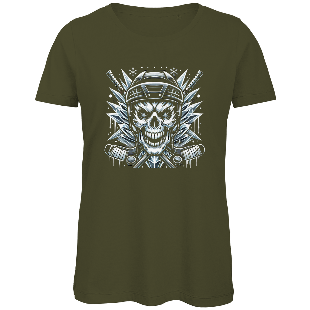 Ladies T-Shirt HOCKEY SKULL