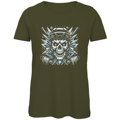 Ladies T-Shirt HOCKEY SKULL