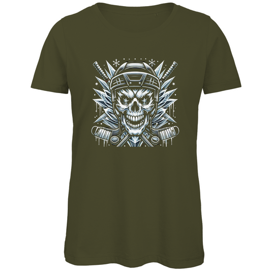 Ladies T-Shirt HOCKEY SKULL