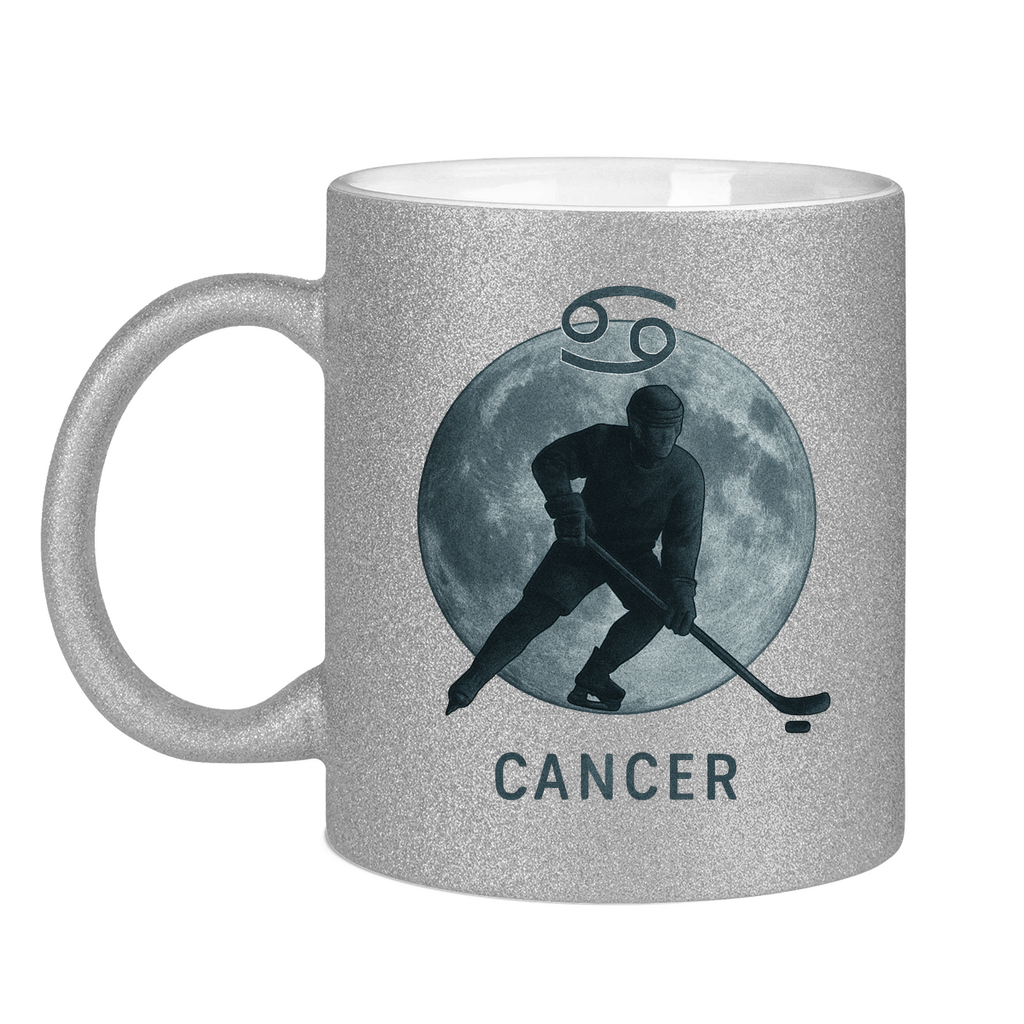 Glitzertasse STERNZEICHEN CANCER / KREBS