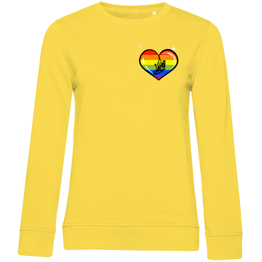 Ladies Sweatshirt RAINBOW SKATE HEART