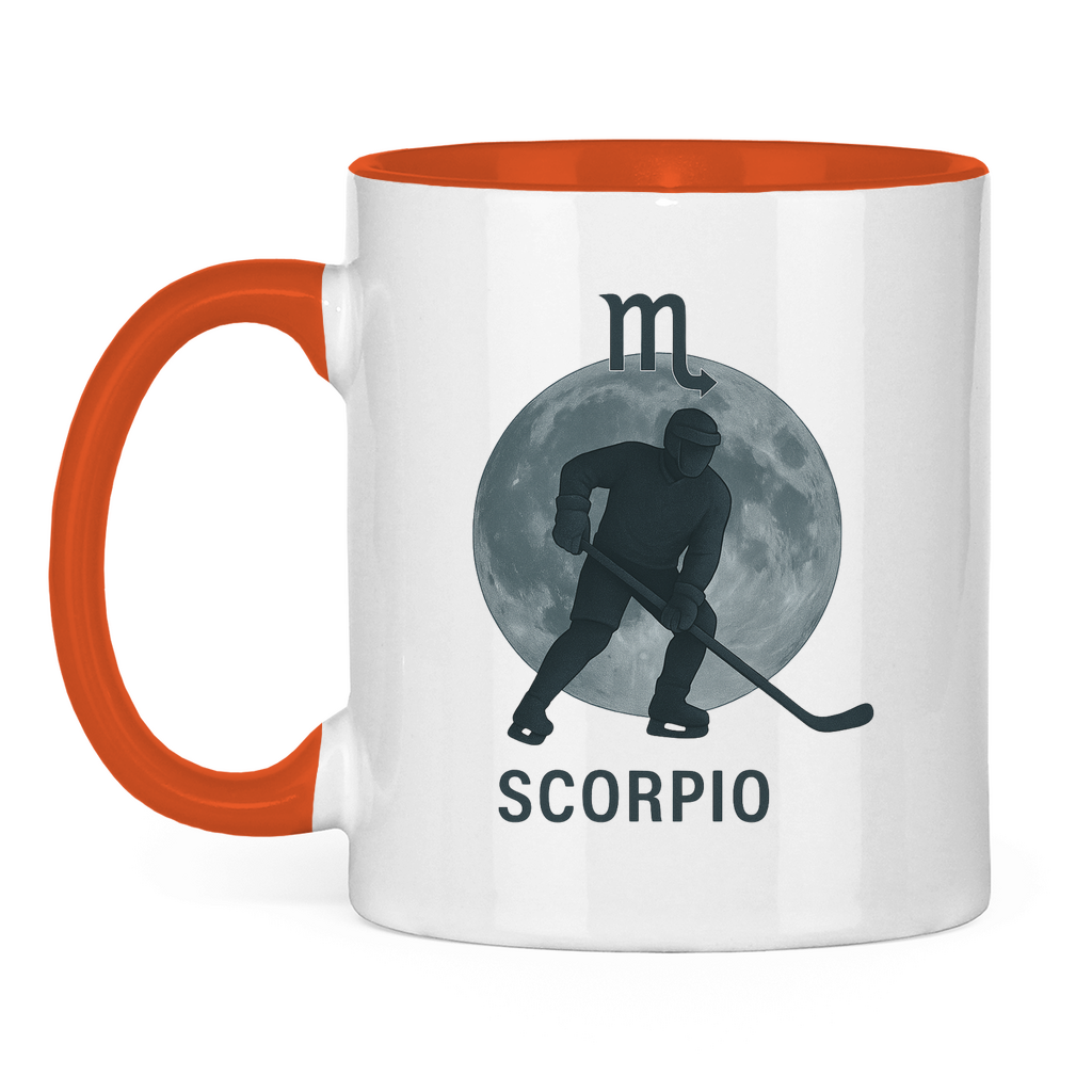 Tasse zweifarbig STERNZEICHEN SCORPIO / SKORPION