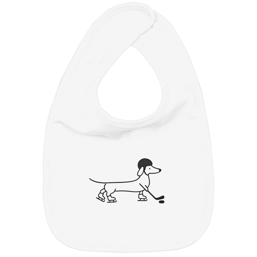 Kinder Bio Lätzchen HOCKEY DACKEL