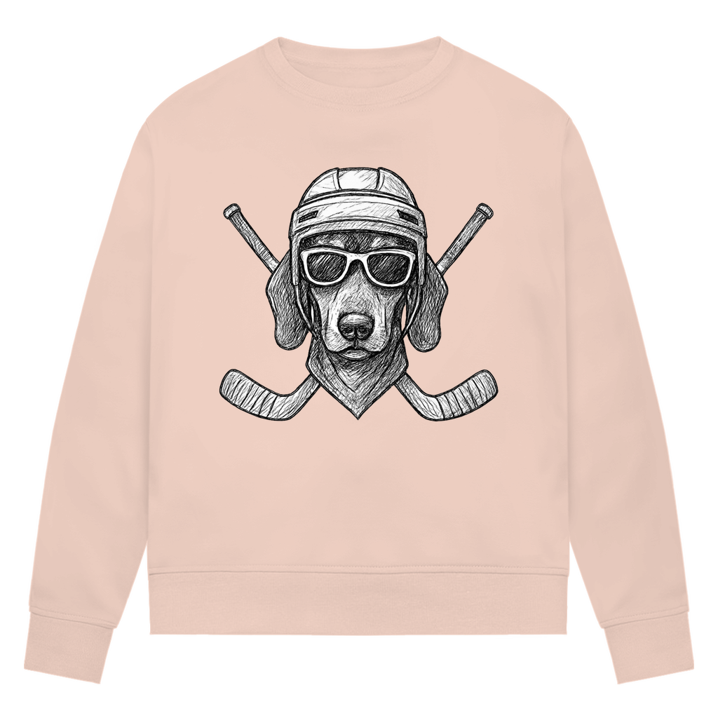 Ladies Sweatshirt COOL HOCKEYDOG