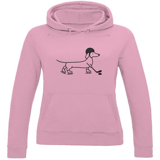 Ladies Hoodie HOCKEY DACKEL