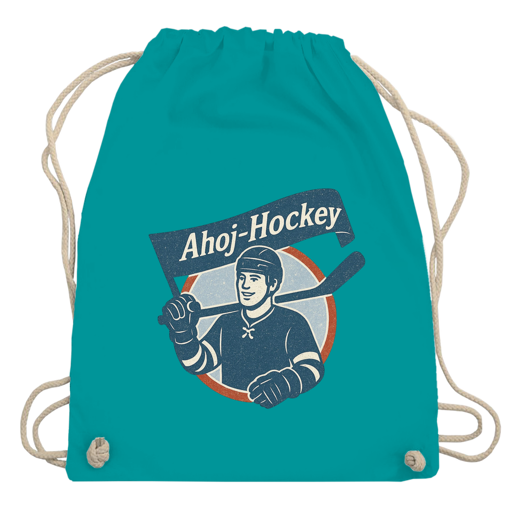 Turnbeutel AHOJ-HOCKEY VINTAGE