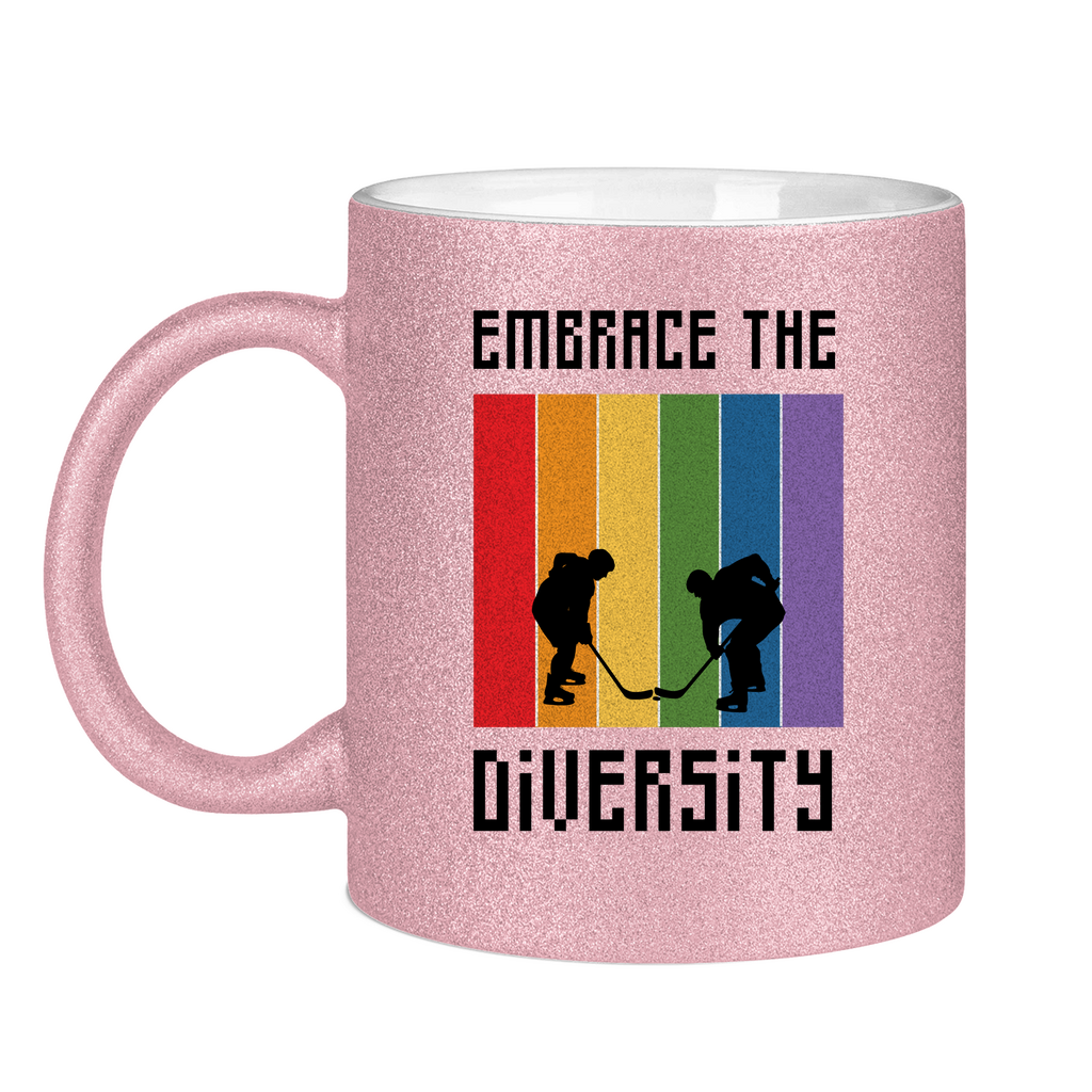 Glitzertasse EMBRACE THE DIVERSITY