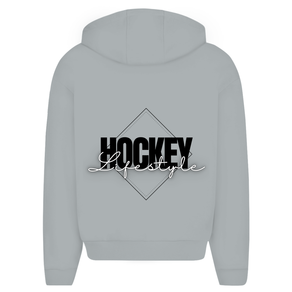 Oversize Zipper HOCKEY LIFESTYLE (front&back)