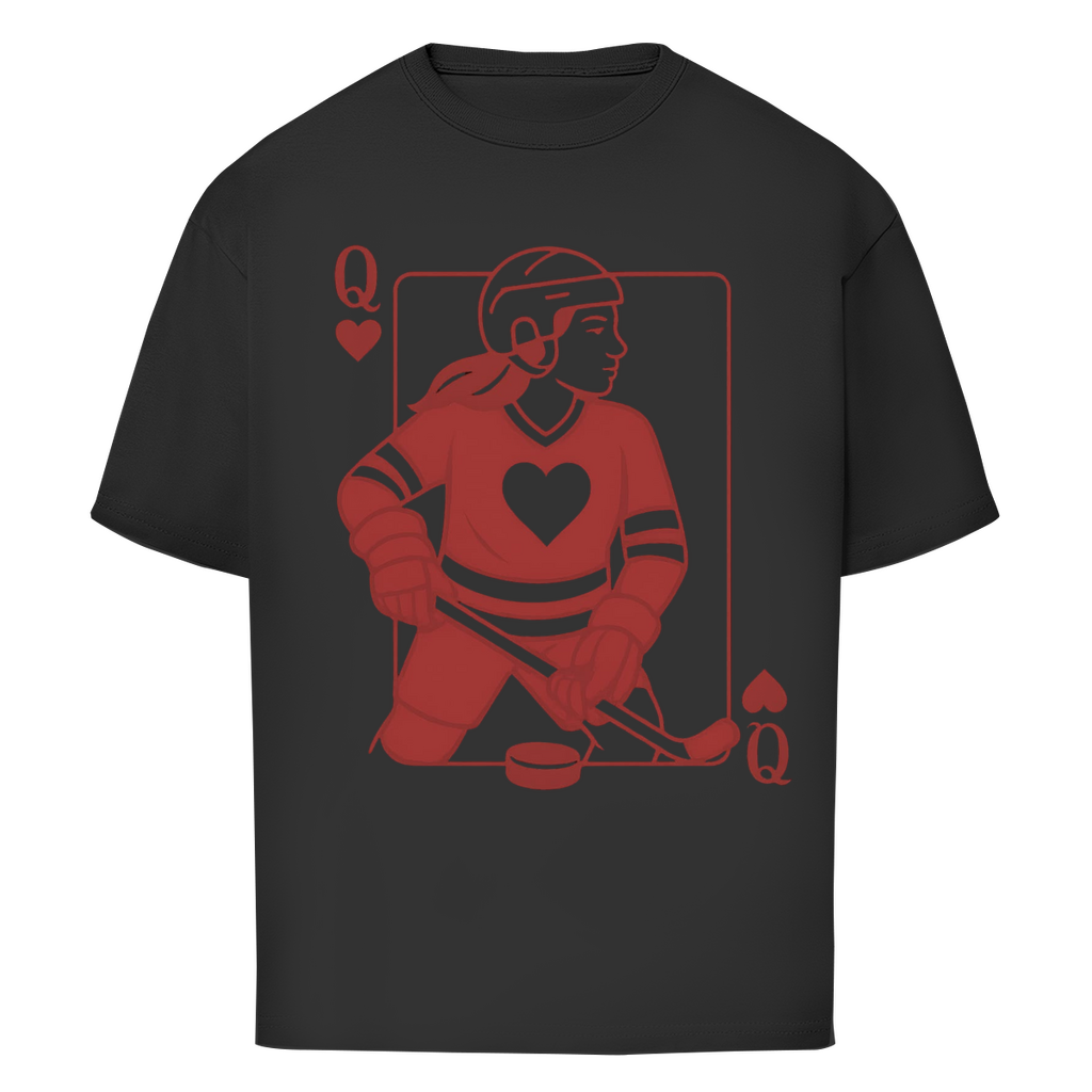Oversize T-Shirt HOCKEY HERZKÖNIGIN