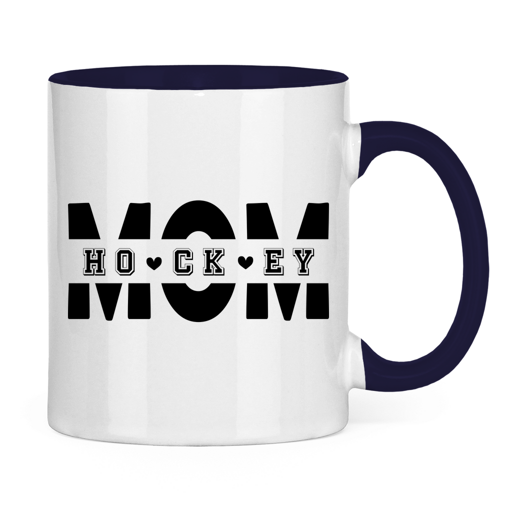 Tasse zweifarbig HOCKEYMOM