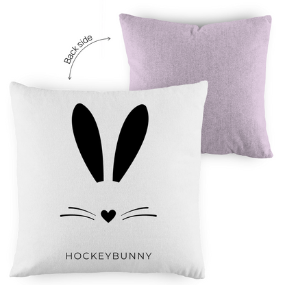 Kopfkissen zweifarbig HOCKEYBUNNY