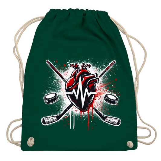Turnbeutel HOCKEY HEARTBEAT
