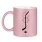 Glitzertasse HOCKEYSTICK MODERN