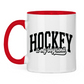 Tasse zweifarbig HOCKEY IS MY BOYFRIEND
