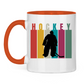 Tasse zweifarbig COLOURFUL HOCKEY GOALIE