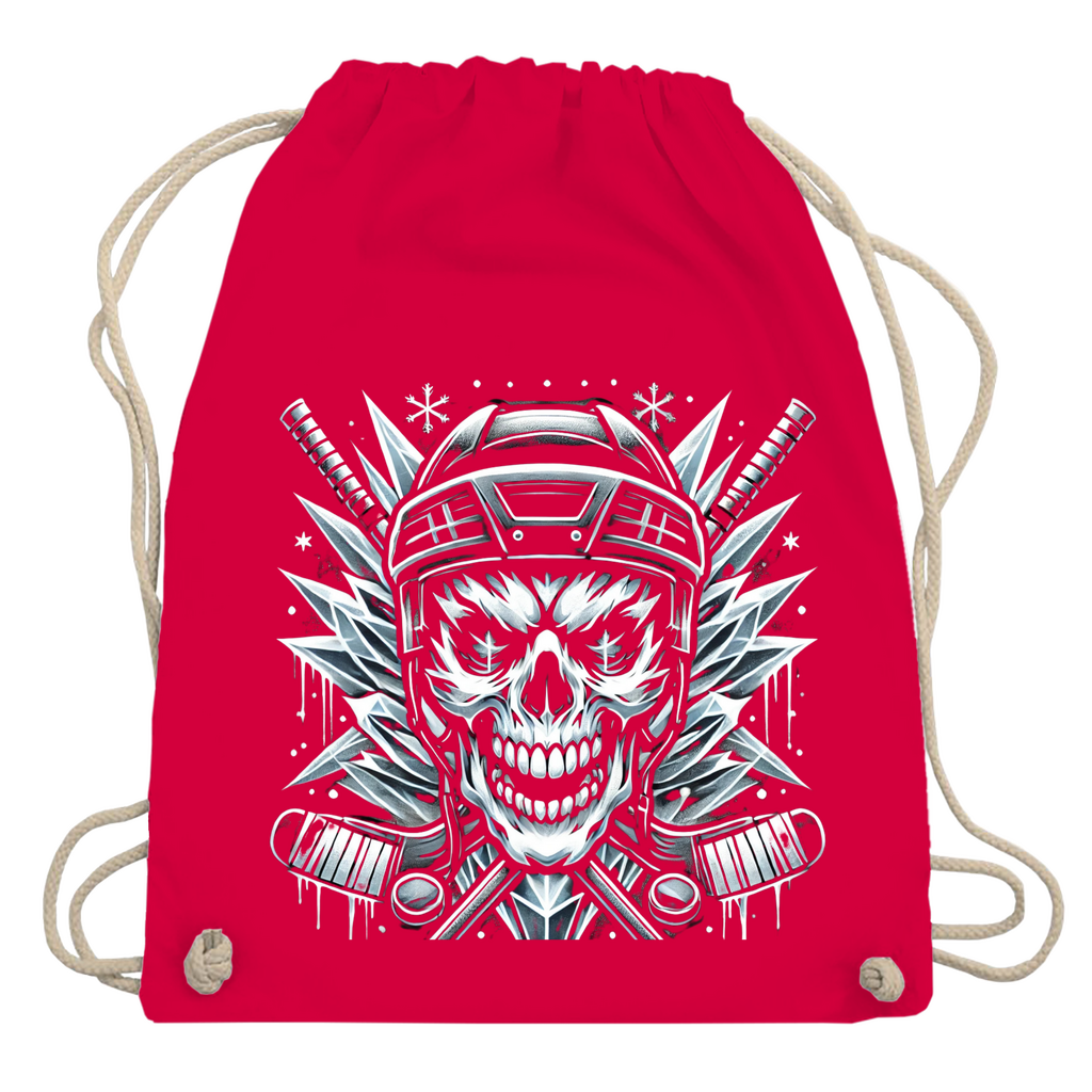 Turnbeutel HOCKEY SKULL