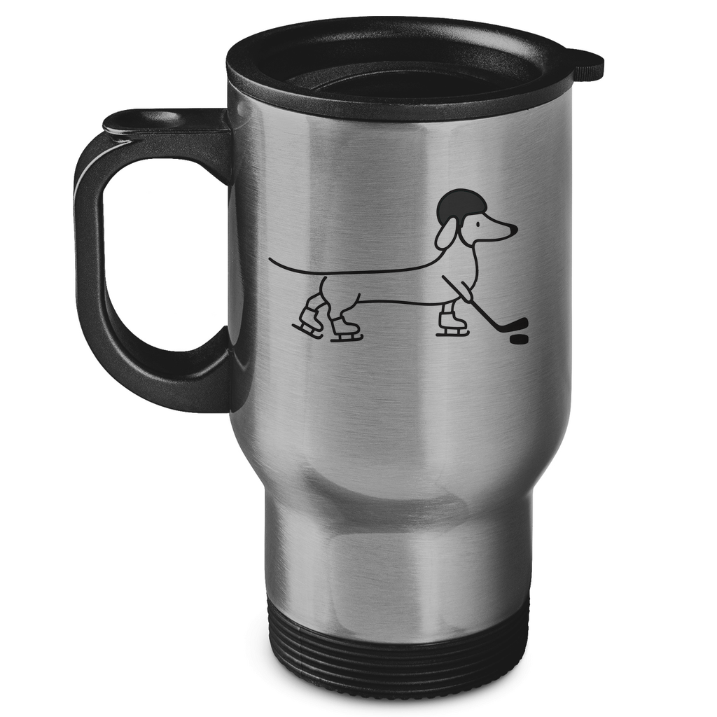 Edelstahl-Thermobecher HOCKEY DACKEL