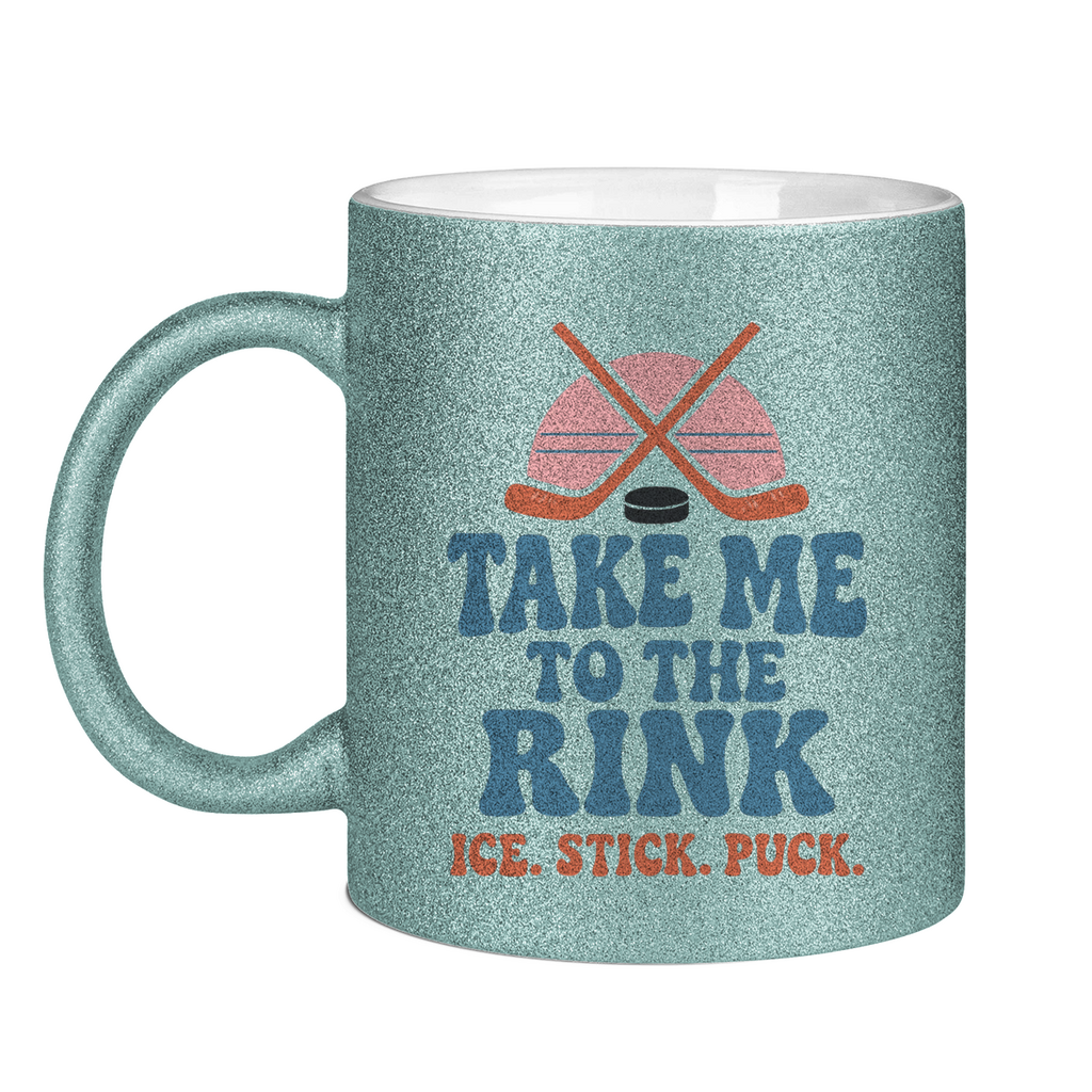 Glitzertasse TAKE ME TO THE RINK