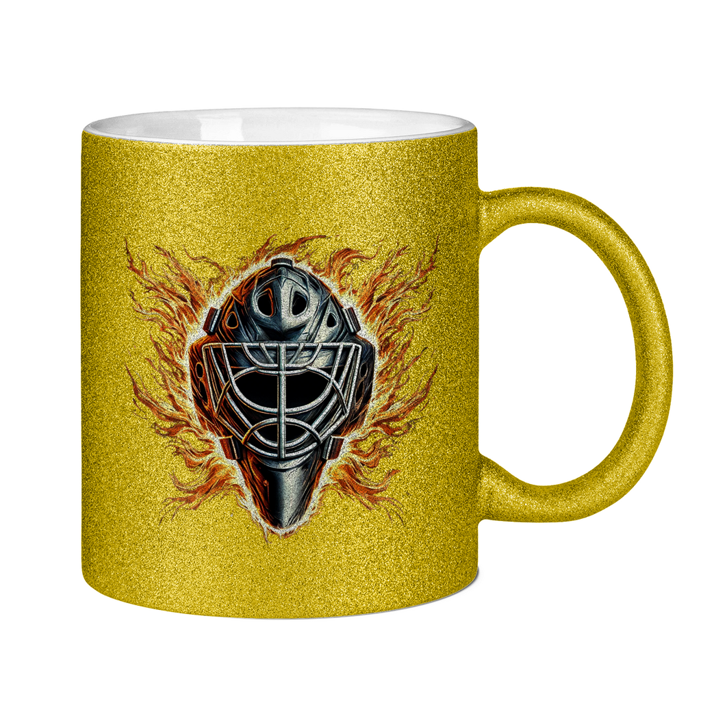 Glitzertasse BURNING MASK