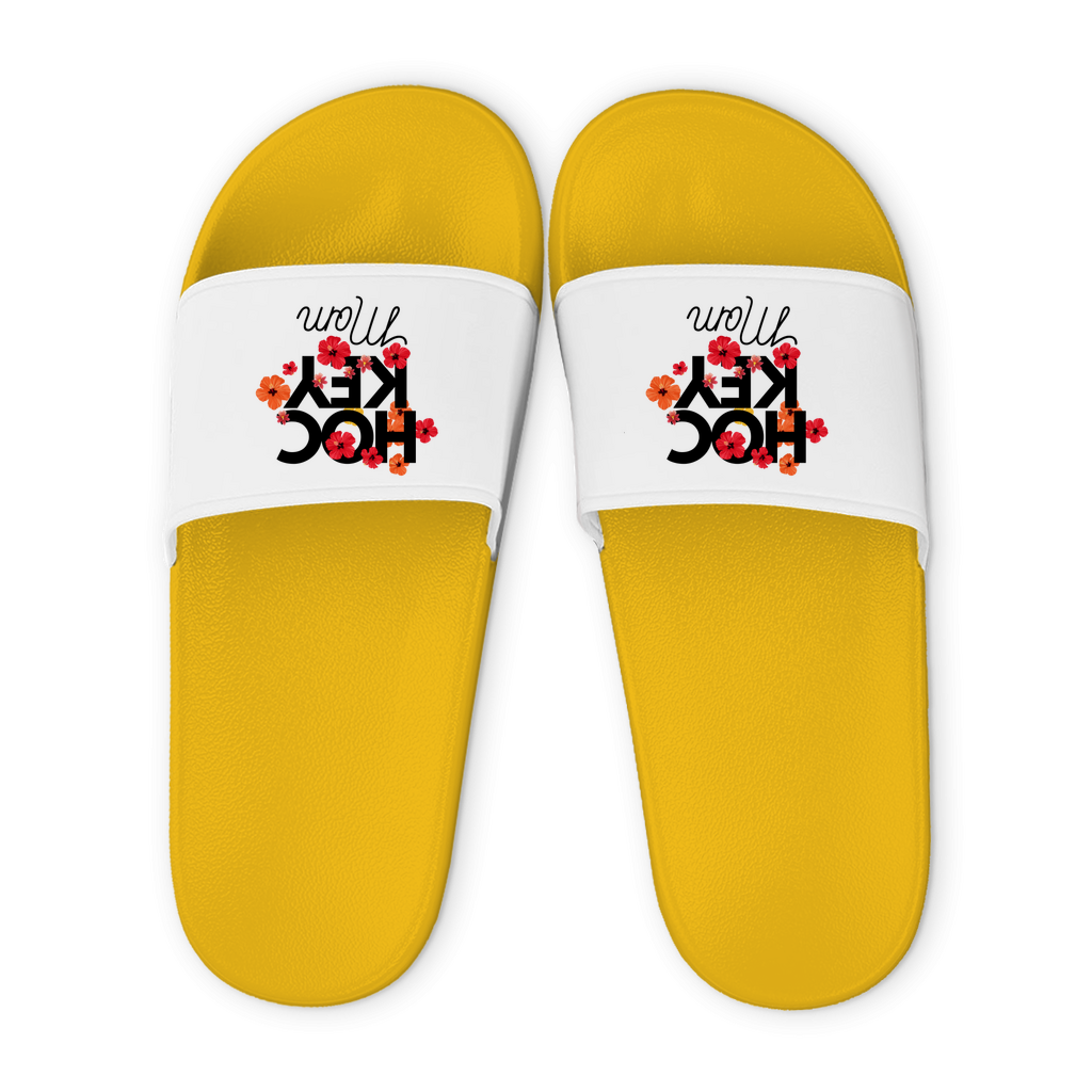 Badelatschen HOCKEY MOM FLOWERS