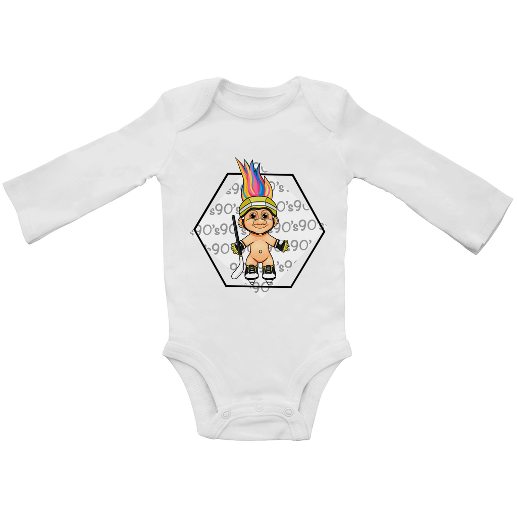 Babybody Langarm HOCKEYTROLL