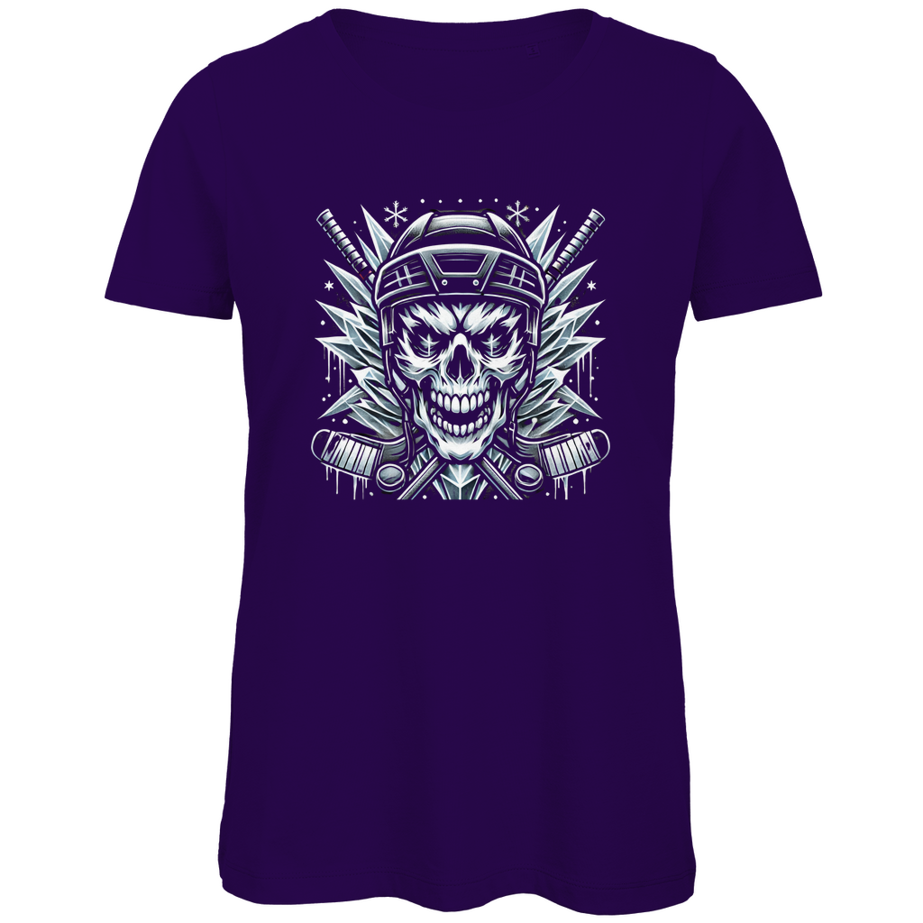 Ladies T-Shirt HOCKEY SKULL