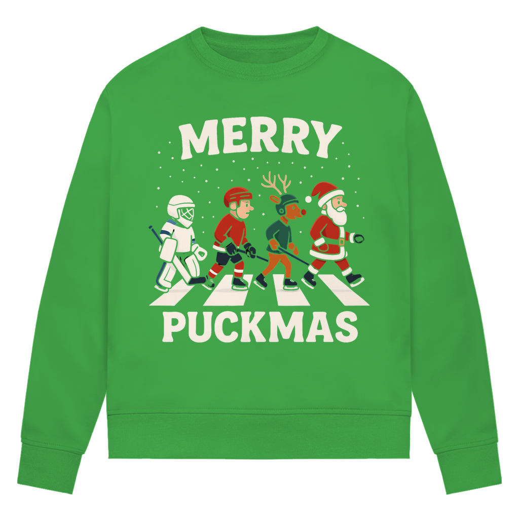 Ladies Sweatshirt MERRY PUCKMAS WALK