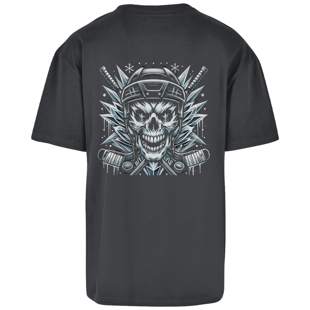 Oversize T-Shirt HOCKEY SKULL (back)