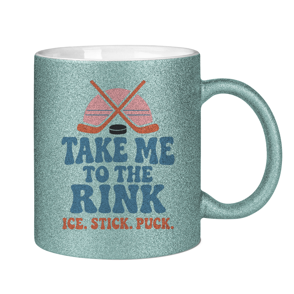 Glitzertasse TAKE ME TO THE RINK