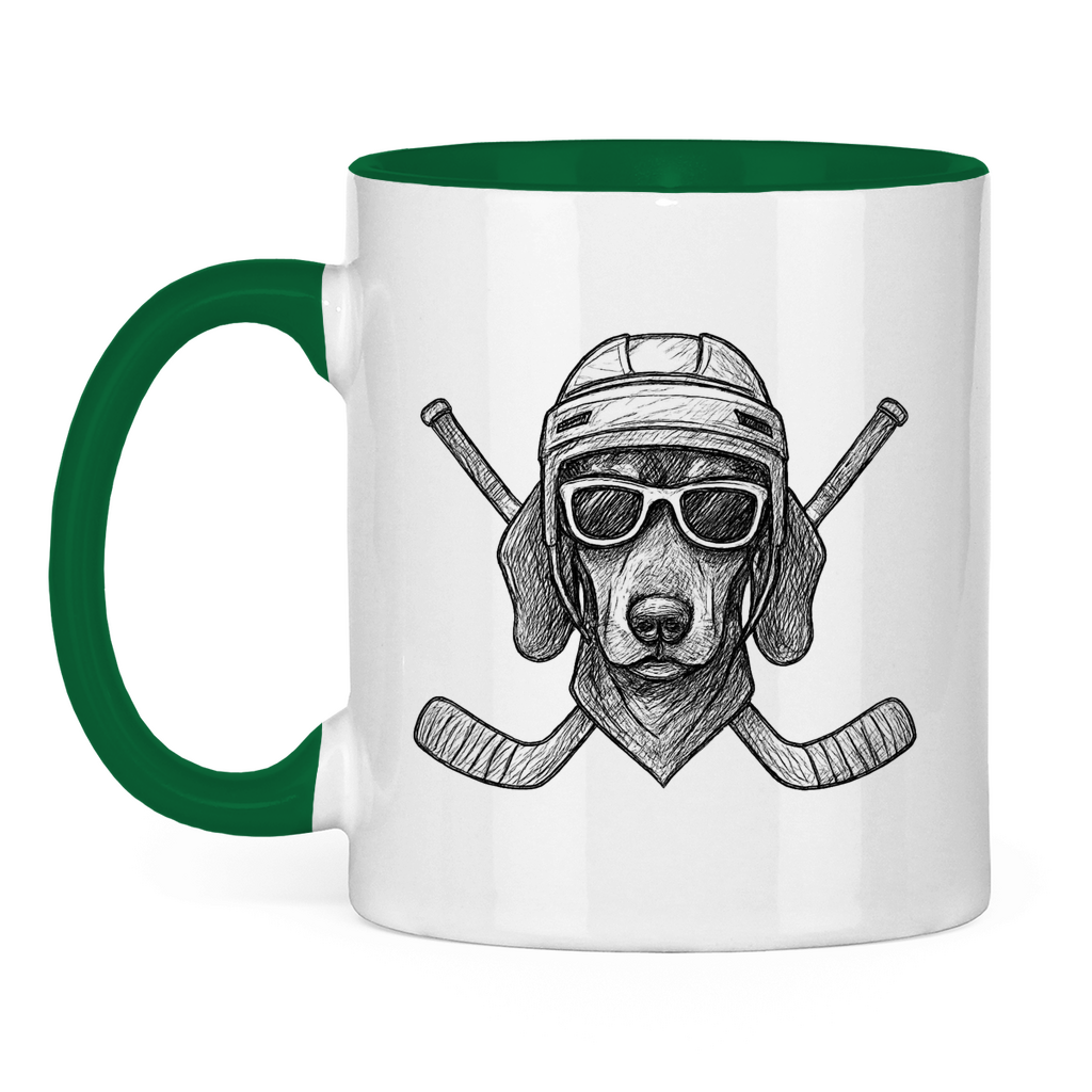 Tasse zweifarbig COOL HOCKEYDOG