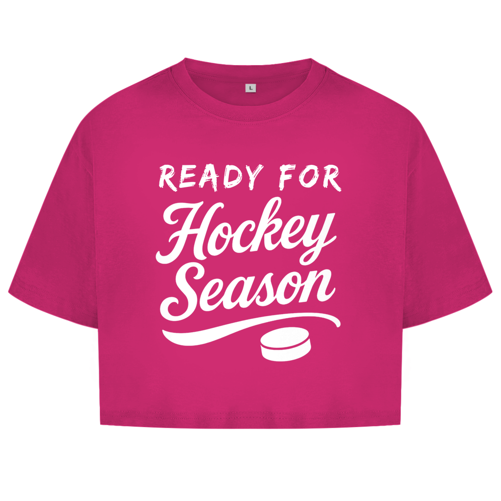 Ladies Crop Top READY FOR HOCKEY SEASON