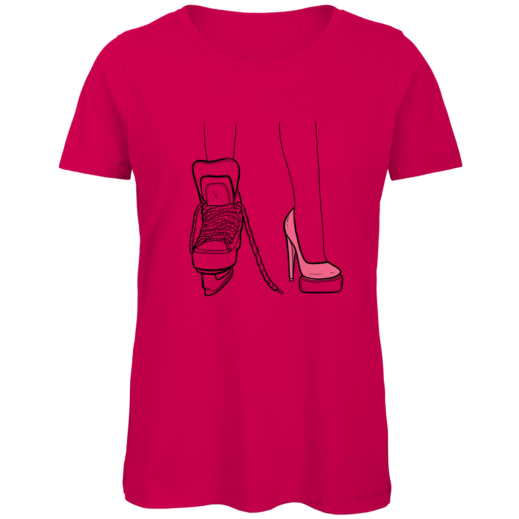 Ladies T-Shirt SKATES & HEELS