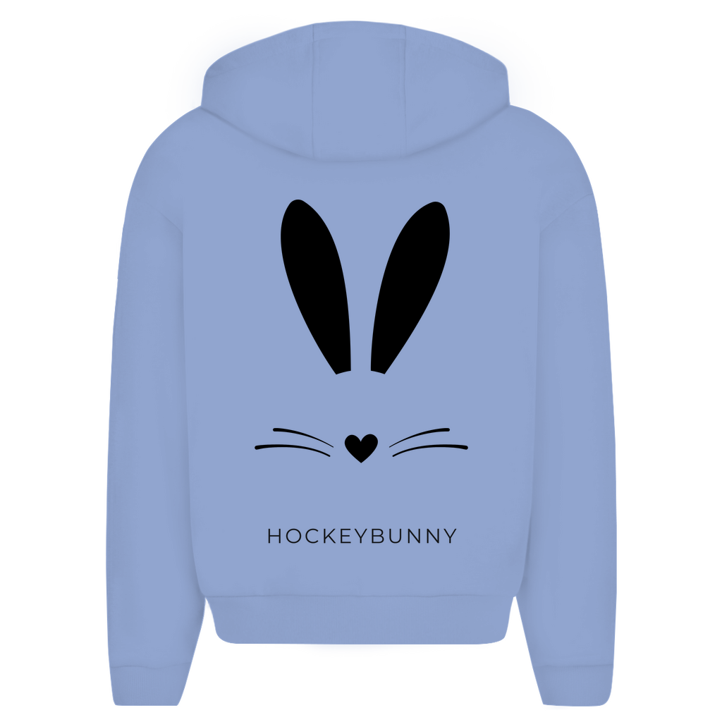 Oversize Zipper HOCKEYBUNNY (front&back)