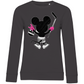 Ladies Sweatshirt HOCKEYMOUSE PINK