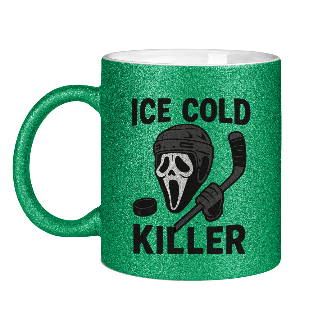 Glitzertasse ICE COLD KILLER