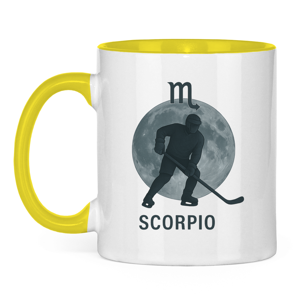 Tasse zweifarbig STERNZEICHEN SCORPIO / SKORPION