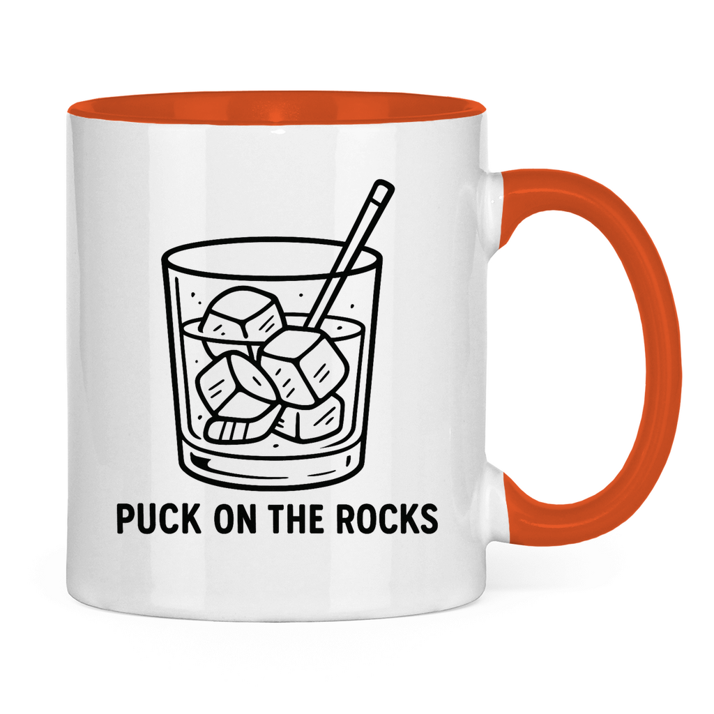 Tasse zweifarbig PUCK ON THE ROCKS