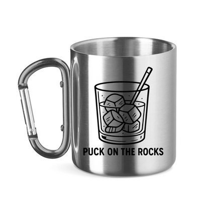 Edelstahltasse PUCK ON THE ROCKS