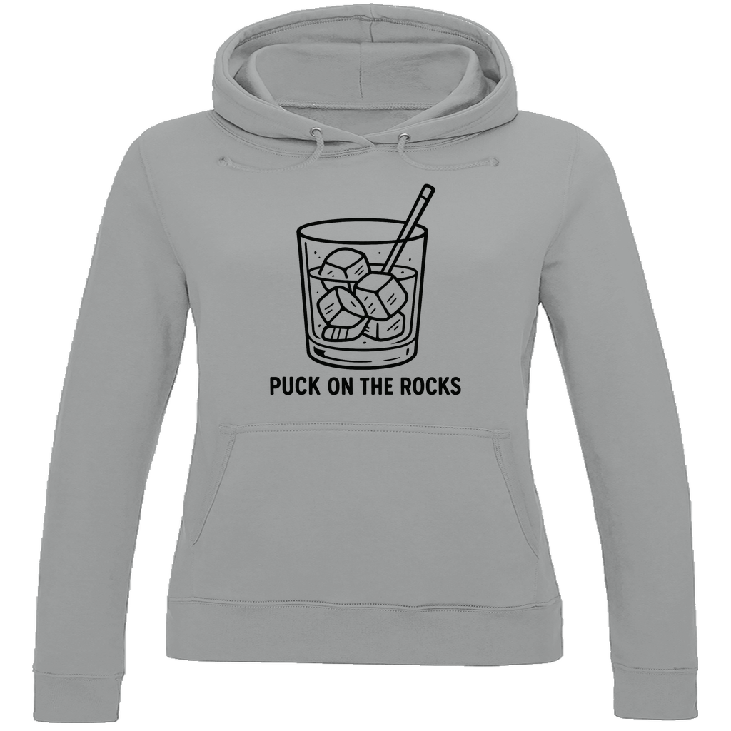 Ladies Hoodie PUCK ON THE ROCKS